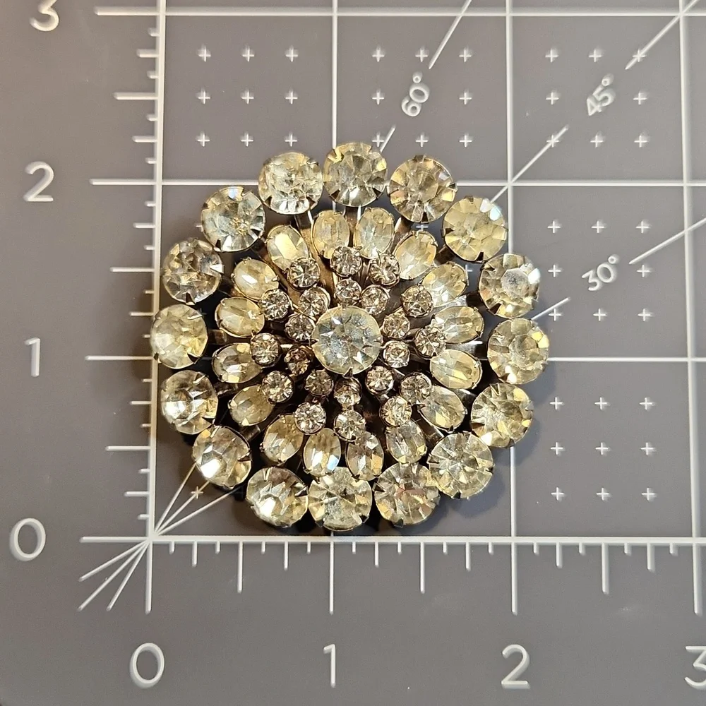 Vintage Rhinestone Brooch - Picture 3 of 3